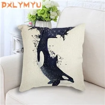Pillow Cover: Whale Shark Pattern in 4 variants