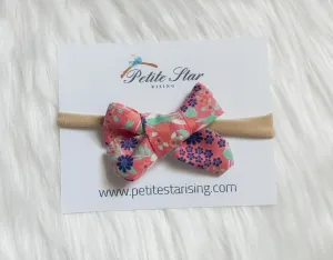 Pink Floral Baby Headband
