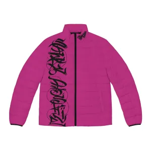 Pink Graffiti SPDB Men's Puffer