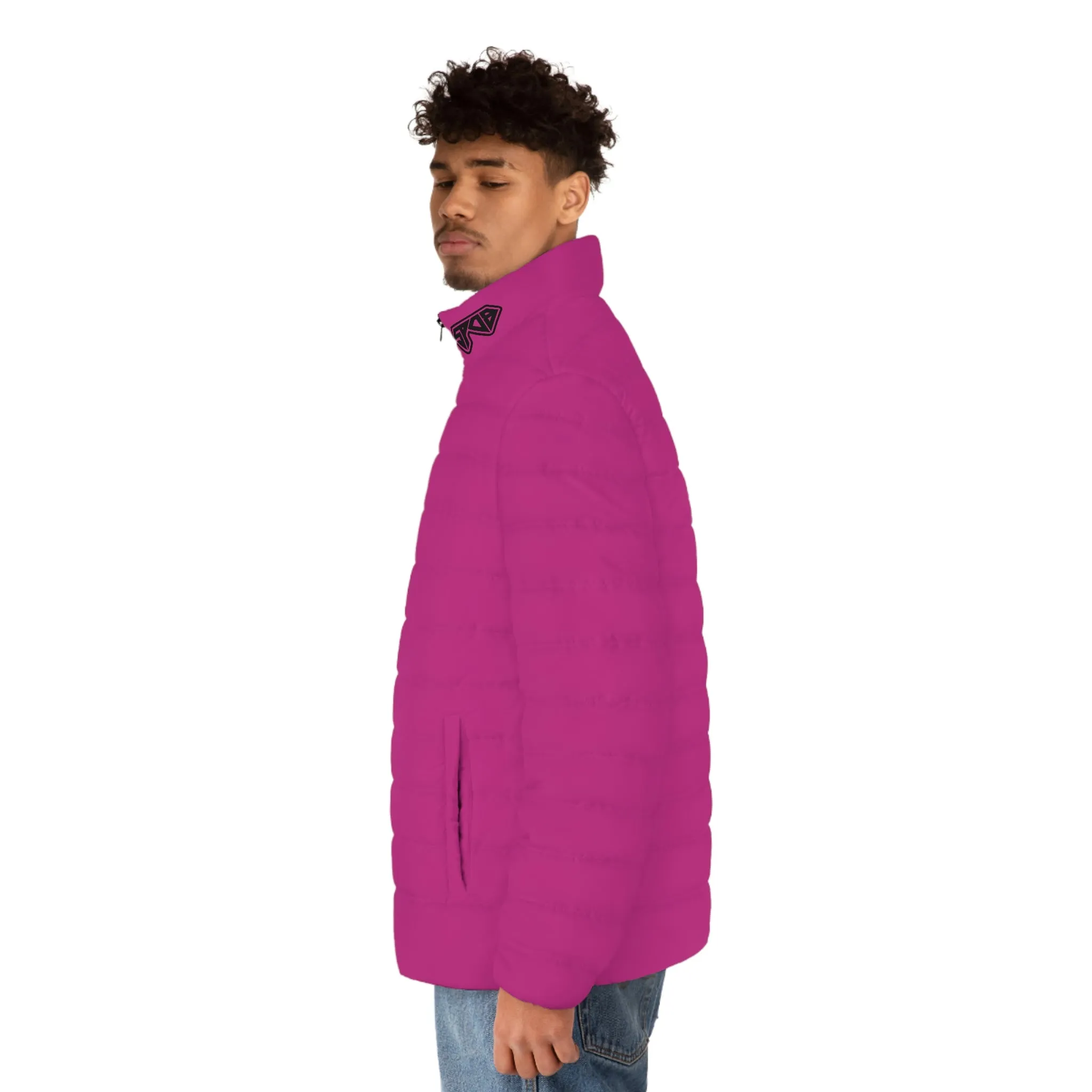 Pink Graffiti SPDB Men's Puffer