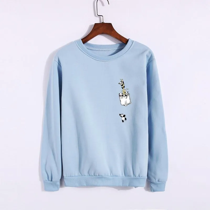 Pocket Panda Fleeced Sweatshirt
