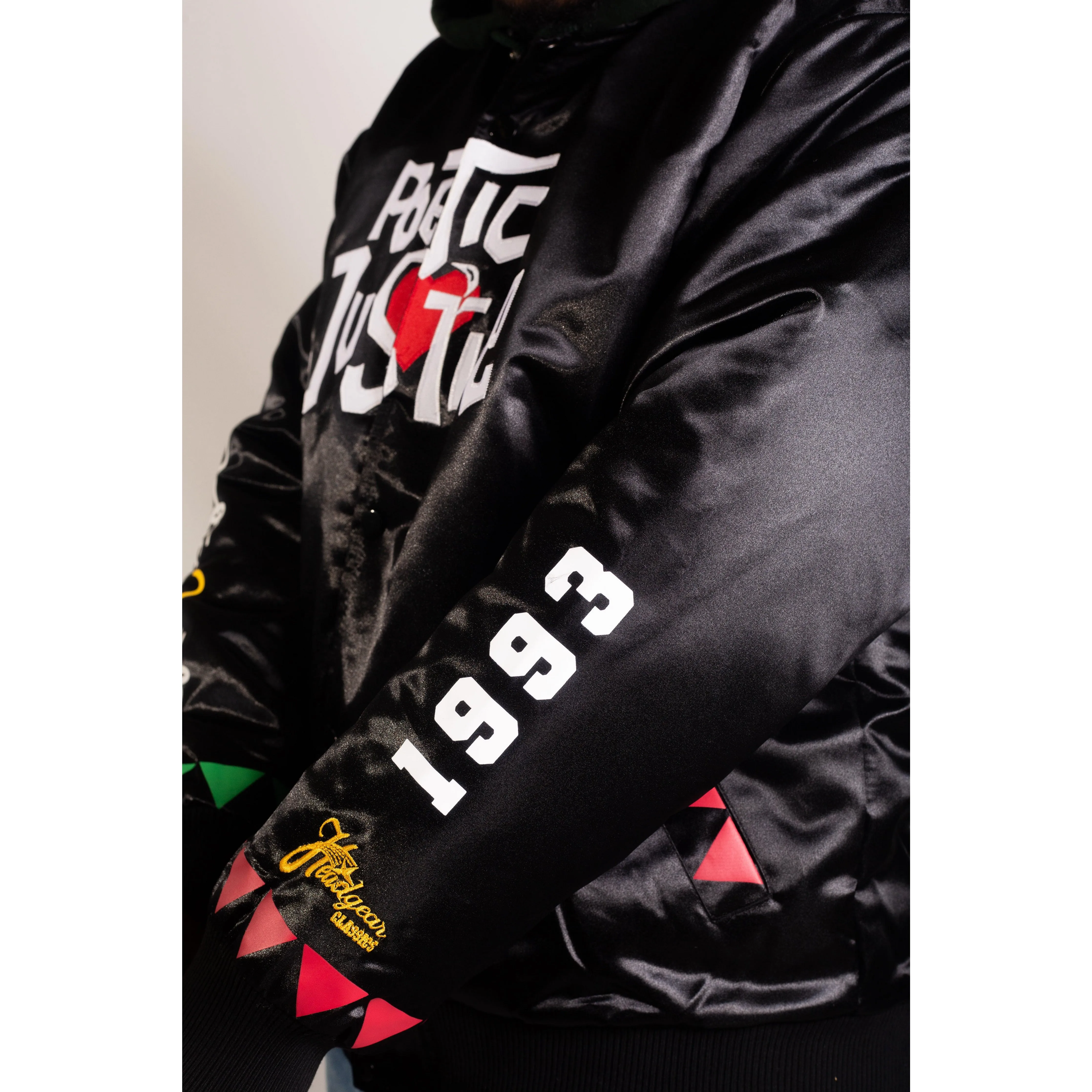 POETIC JUSTICE SATIN JACKET (BLACK)