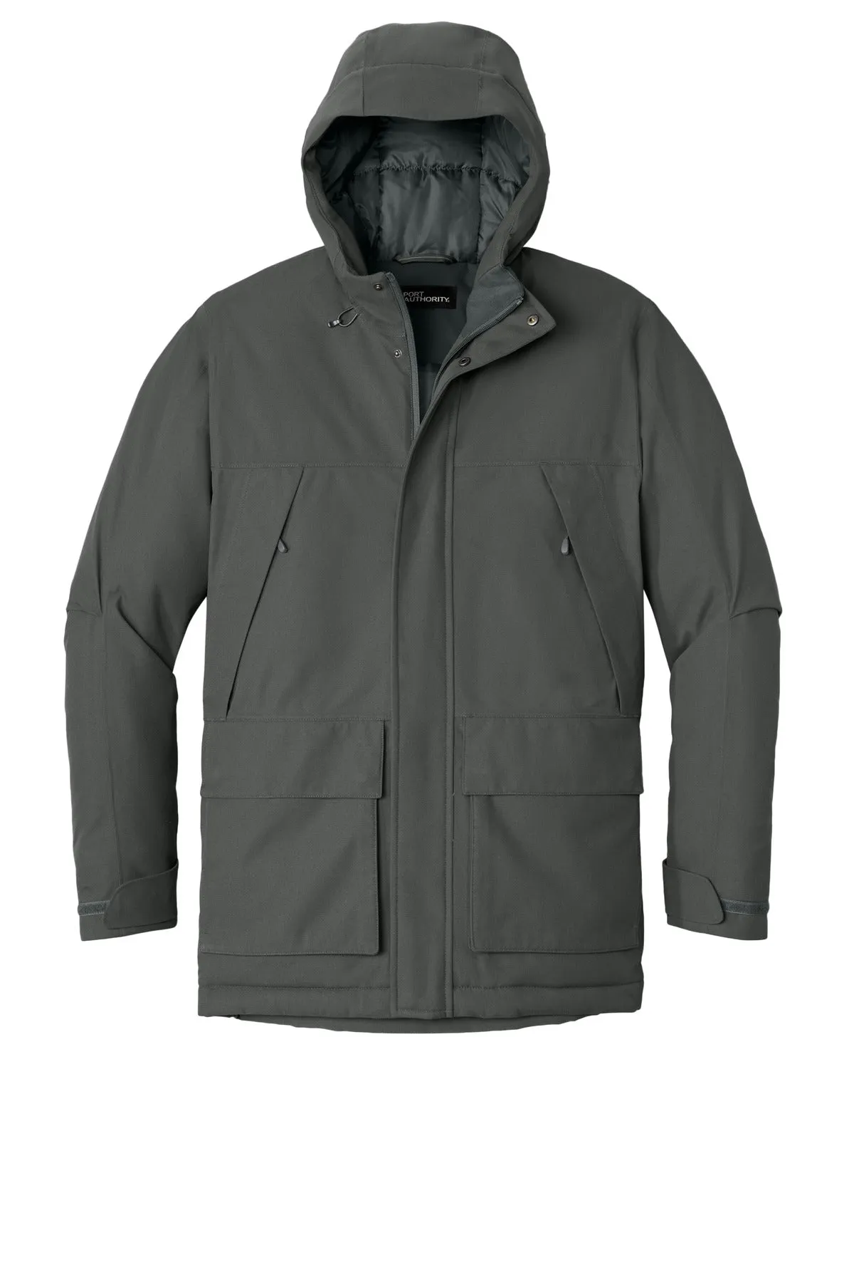 Port Authority Latitude Waterproof Heavyweight Parka J363 Grey Smoke