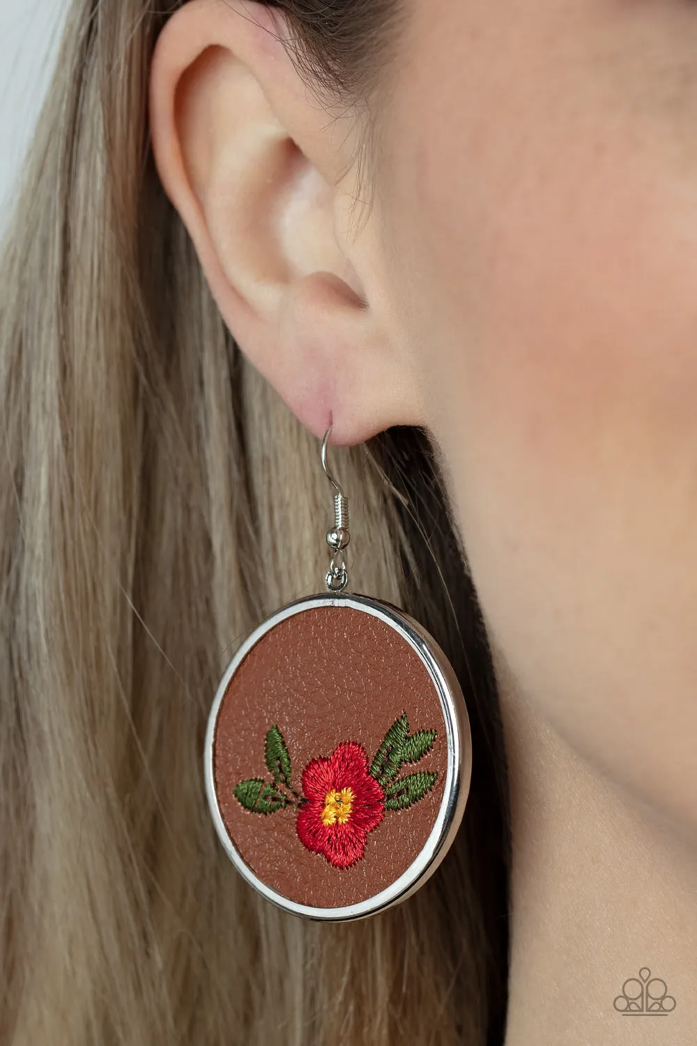 Prairie Patchwork - Red Paparazzi Accessories