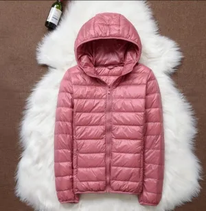 Puffer Jacket Women Ultra Light Parka
