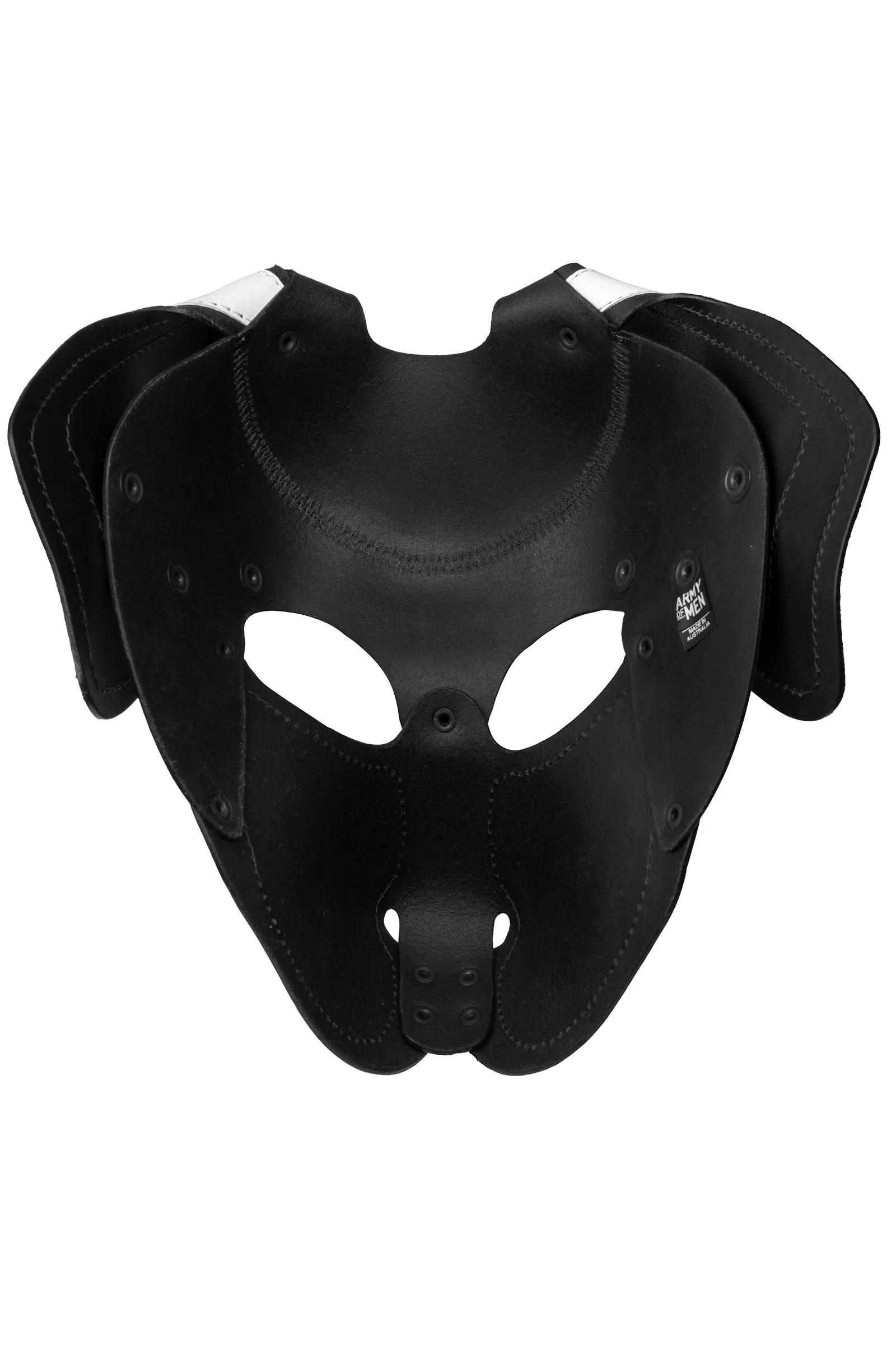 PUP "RANGER" MASK - White & Stainless Steel