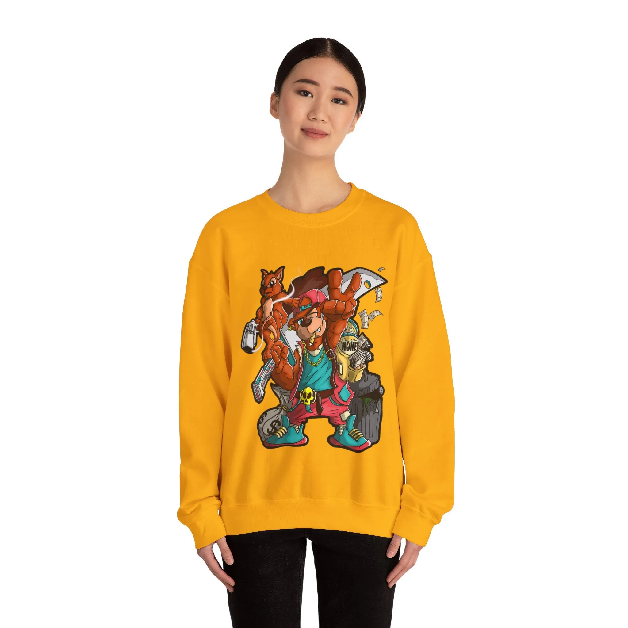 Purple Teddy Bear Sweatshirt