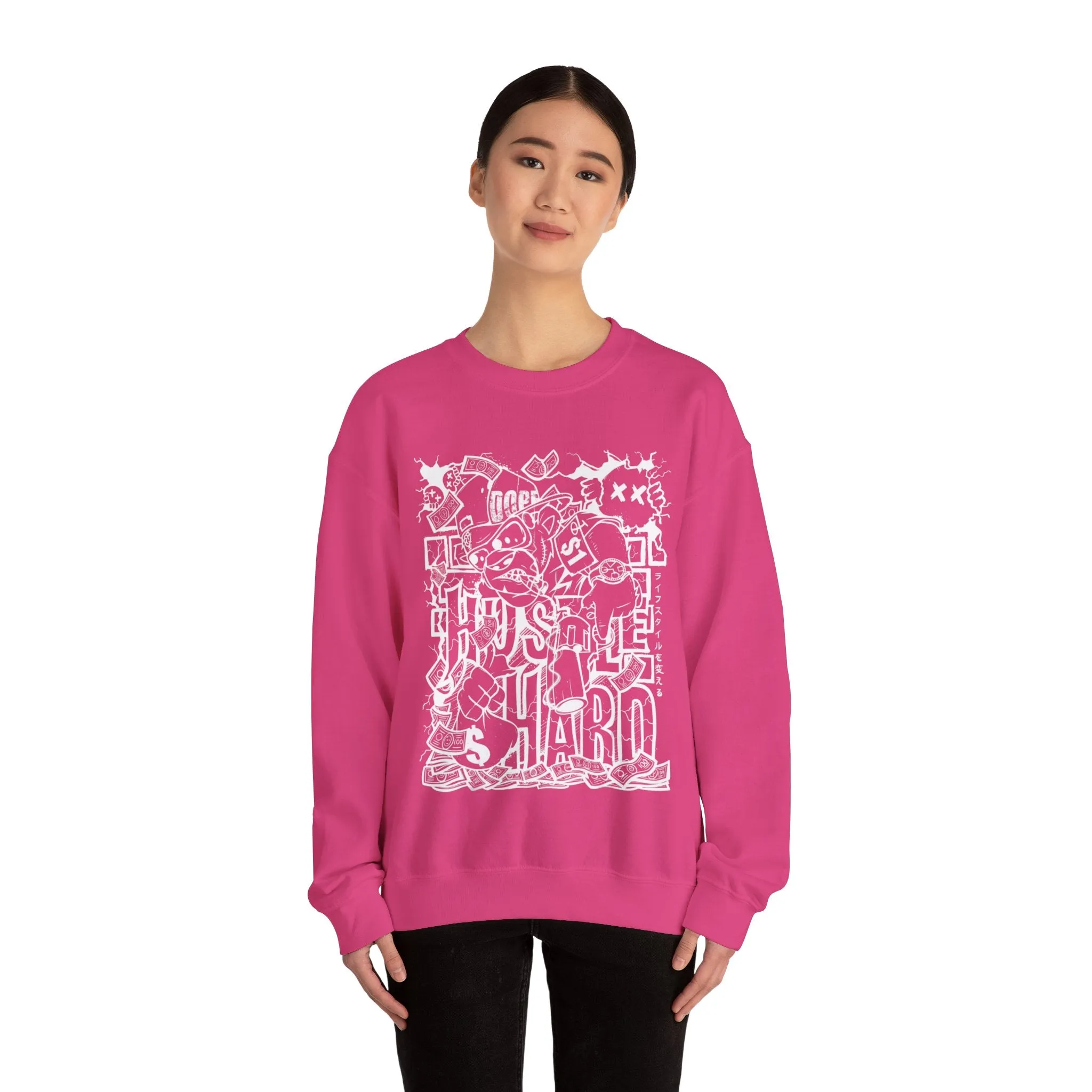 Purple Teddy Bear Sweatshirt