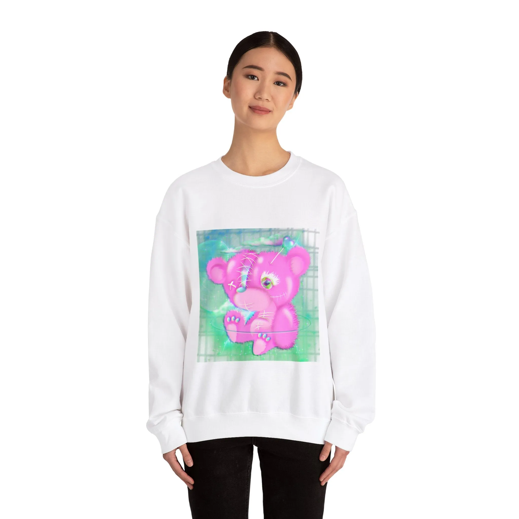 Purple Teddy Bear Sweatshirt