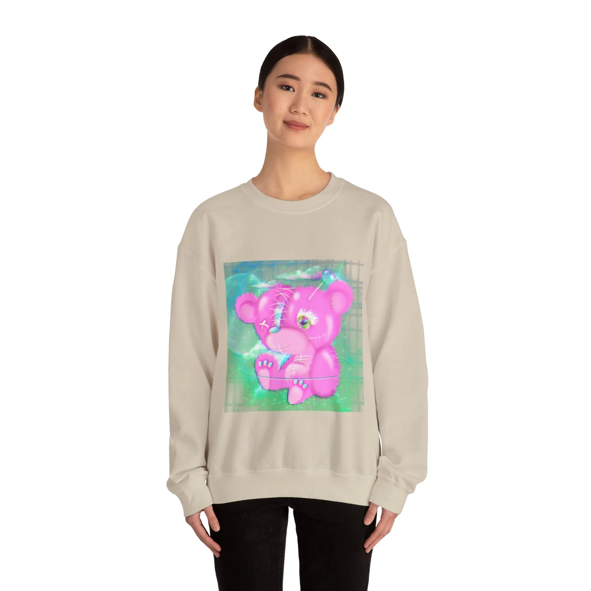 Purple Teddy Bear Sweatshirt