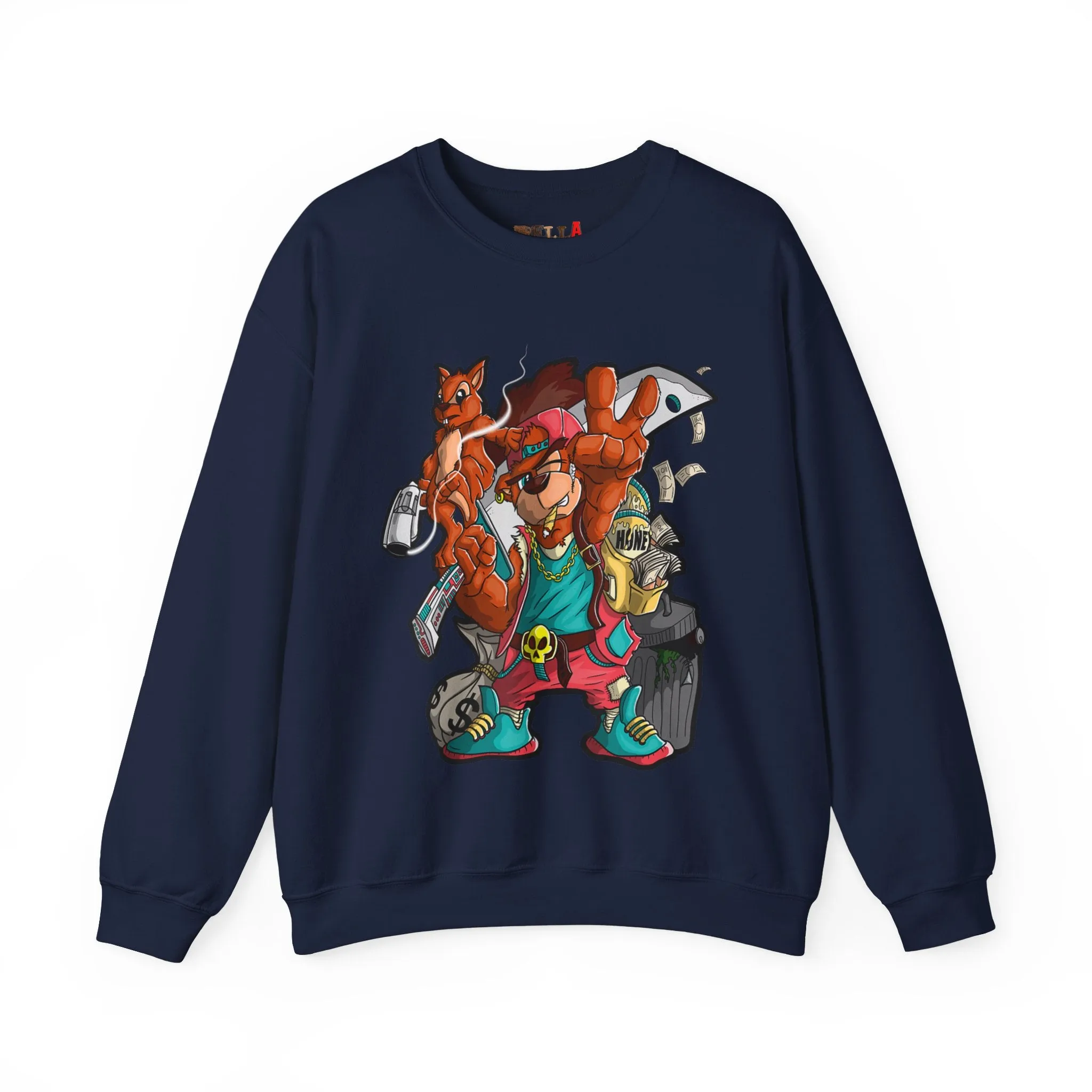 Purple Teddy Bear Sweatshirt