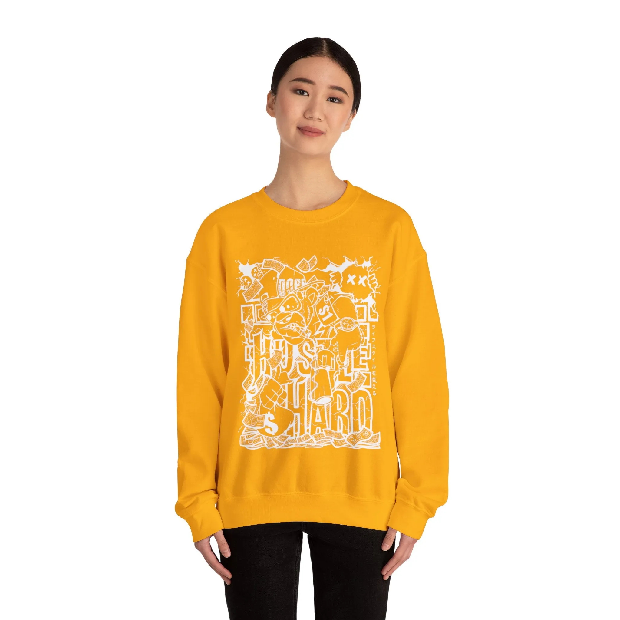 Purple Teddy Bear Sweatshirt