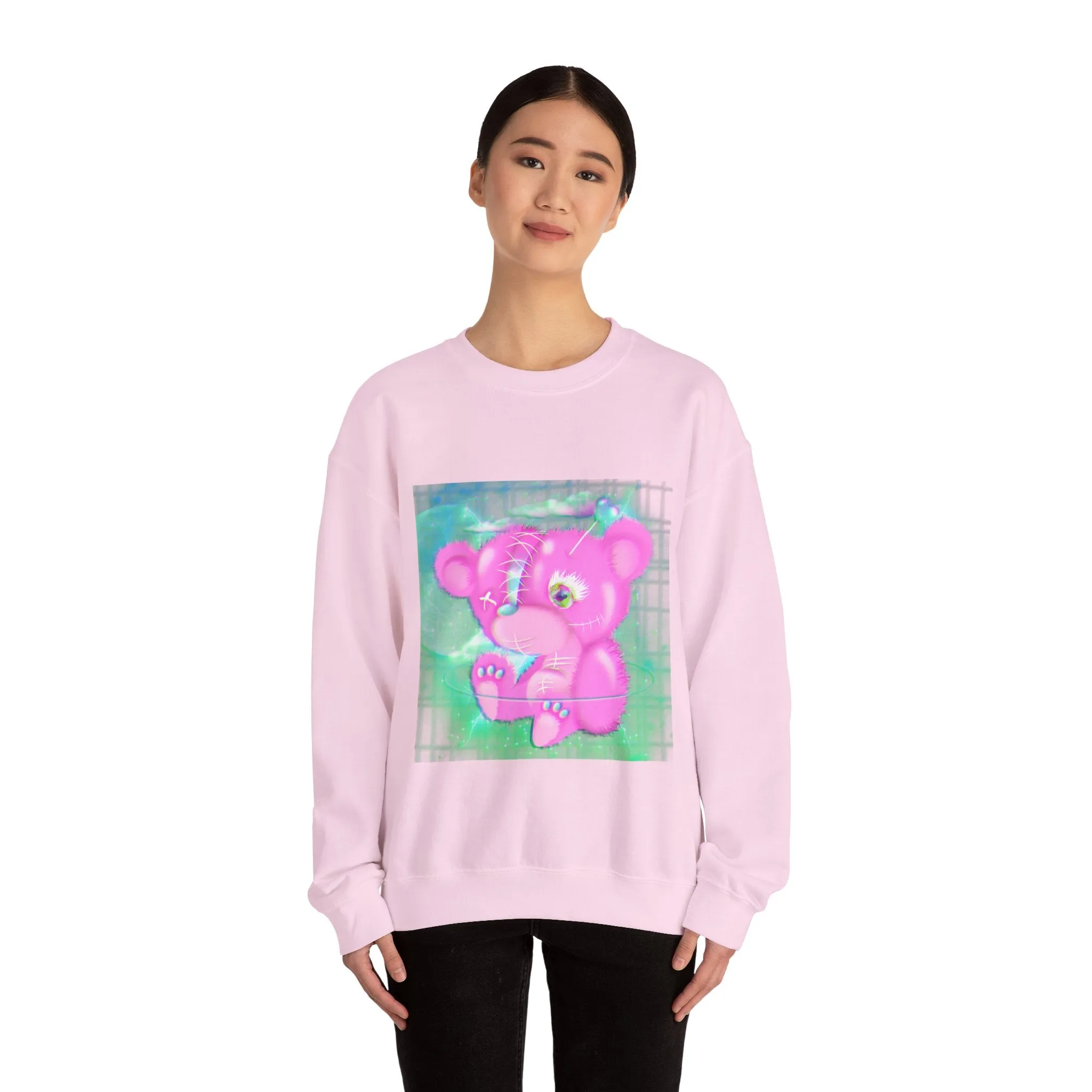 Purple Teddy Bear Sweatshirt