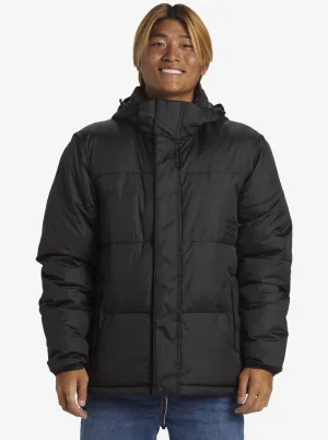 Quiksilver Bizzy Blur Puffer Jacket BLACK