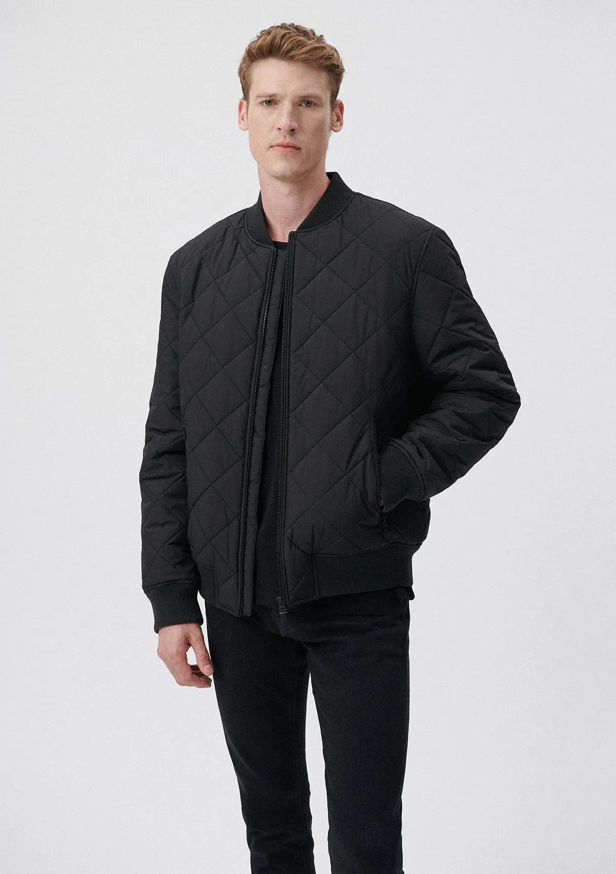 Quilted Black Jacket