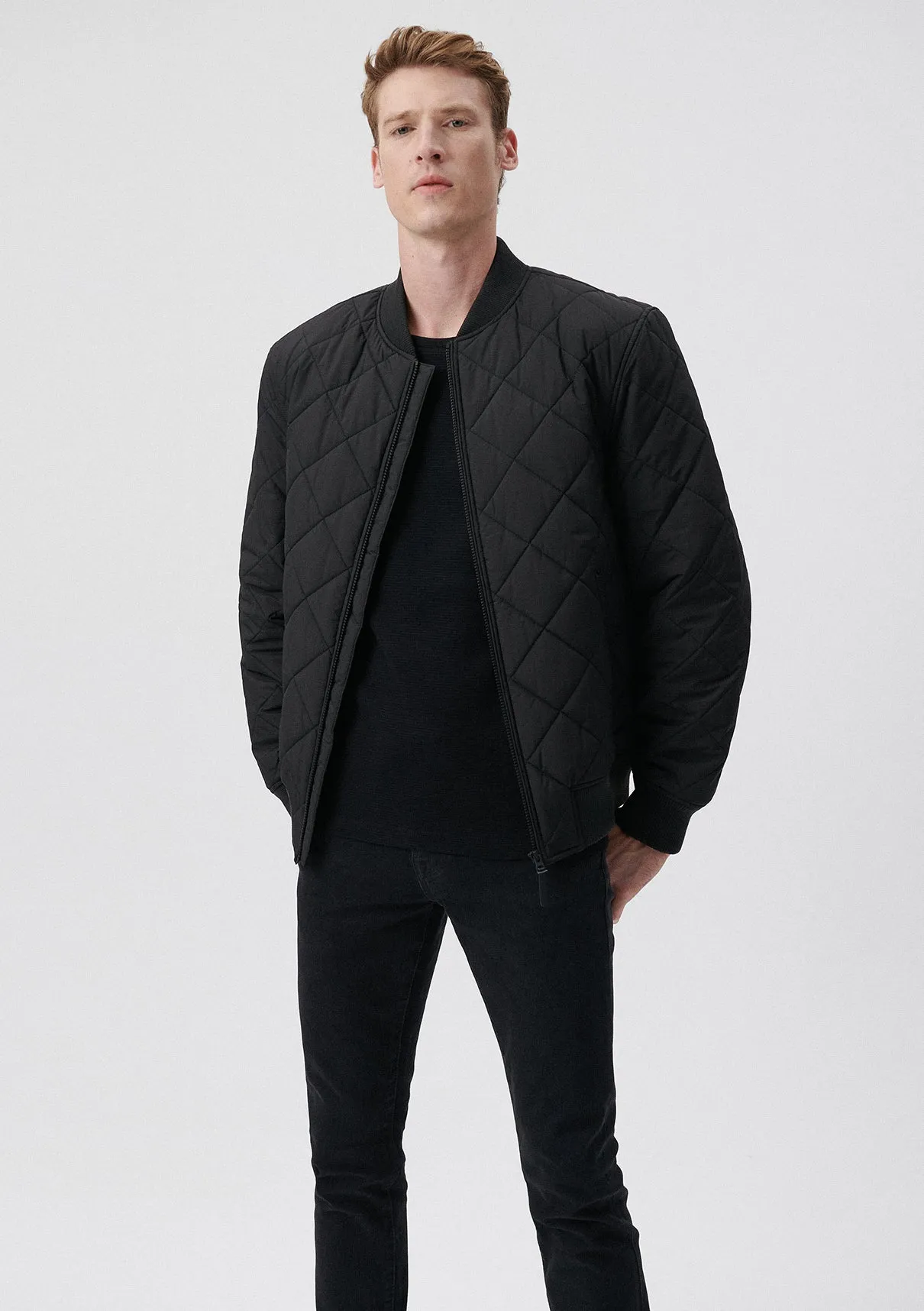 Quilted Black Jacket