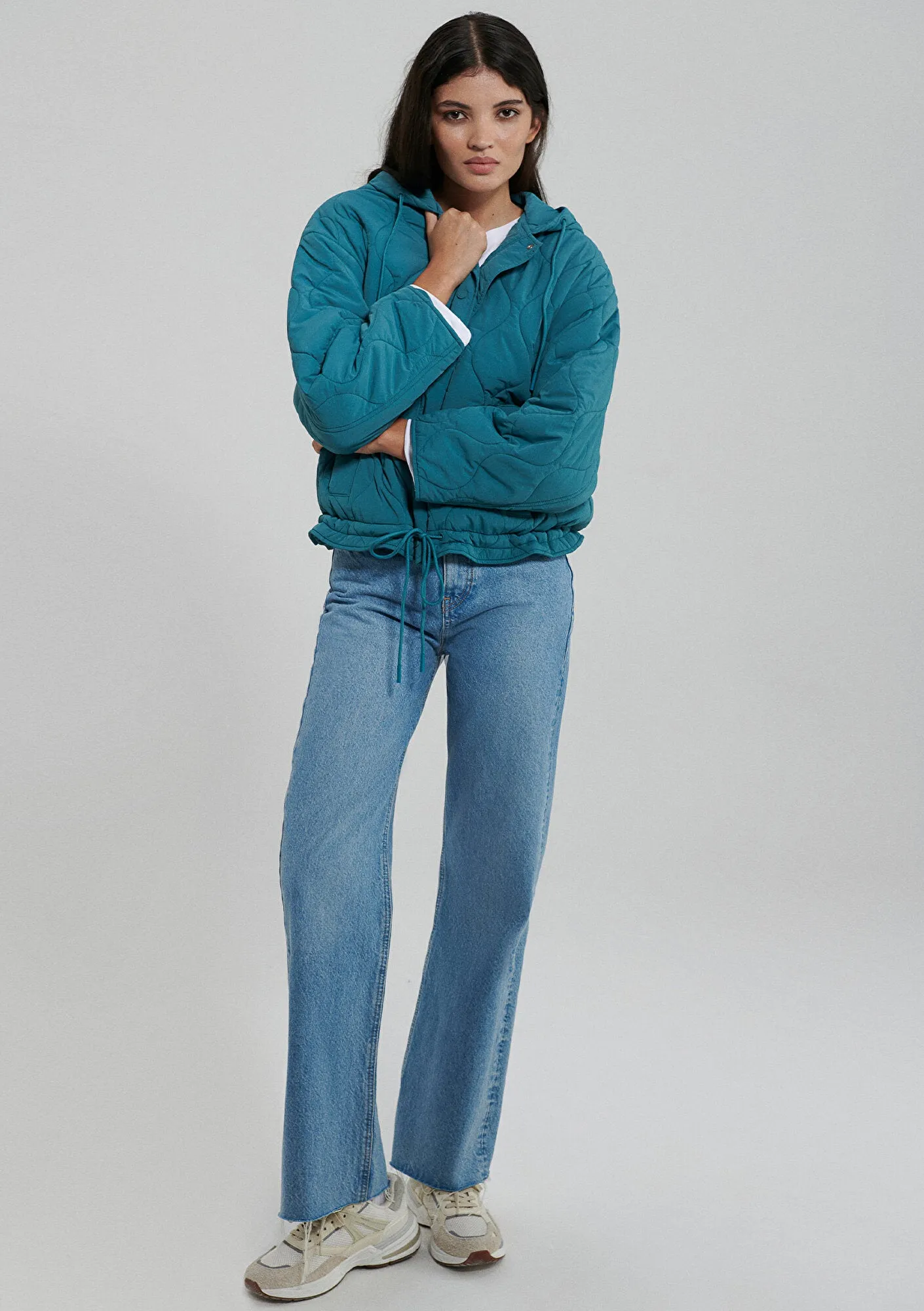 Quilted Blue Jacket