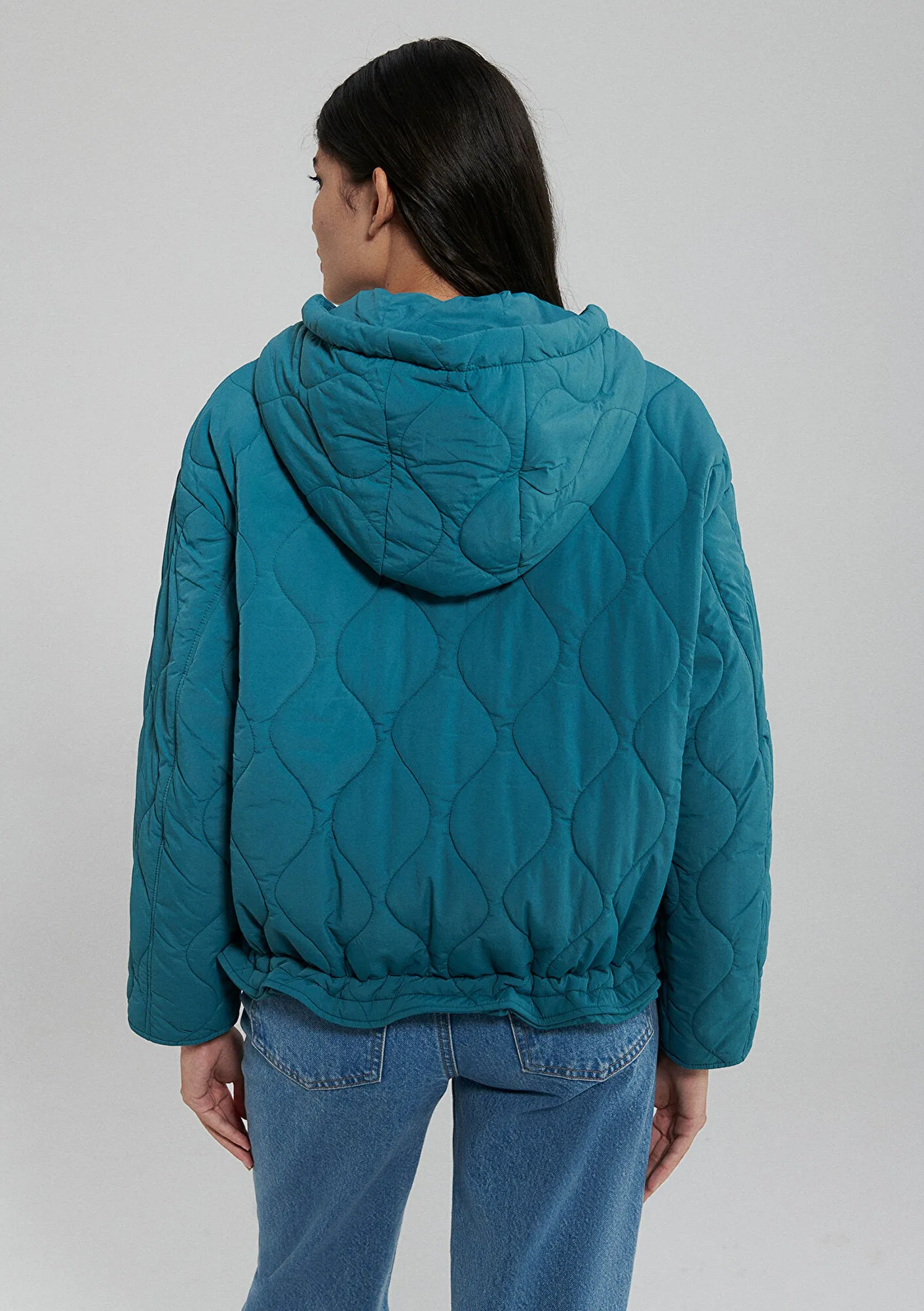 Quilted Blue Jacket
