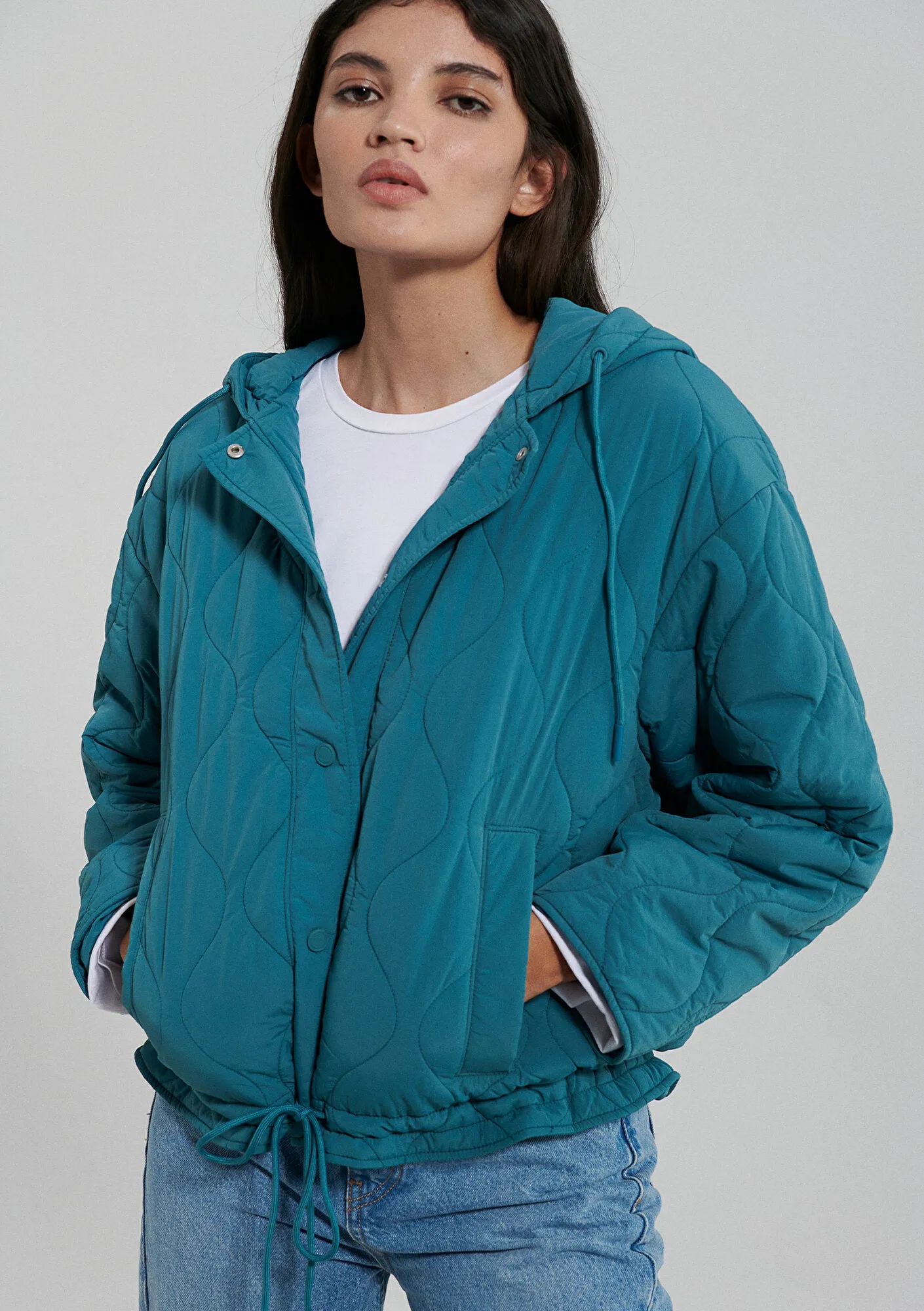 Quilted Blue Jacket