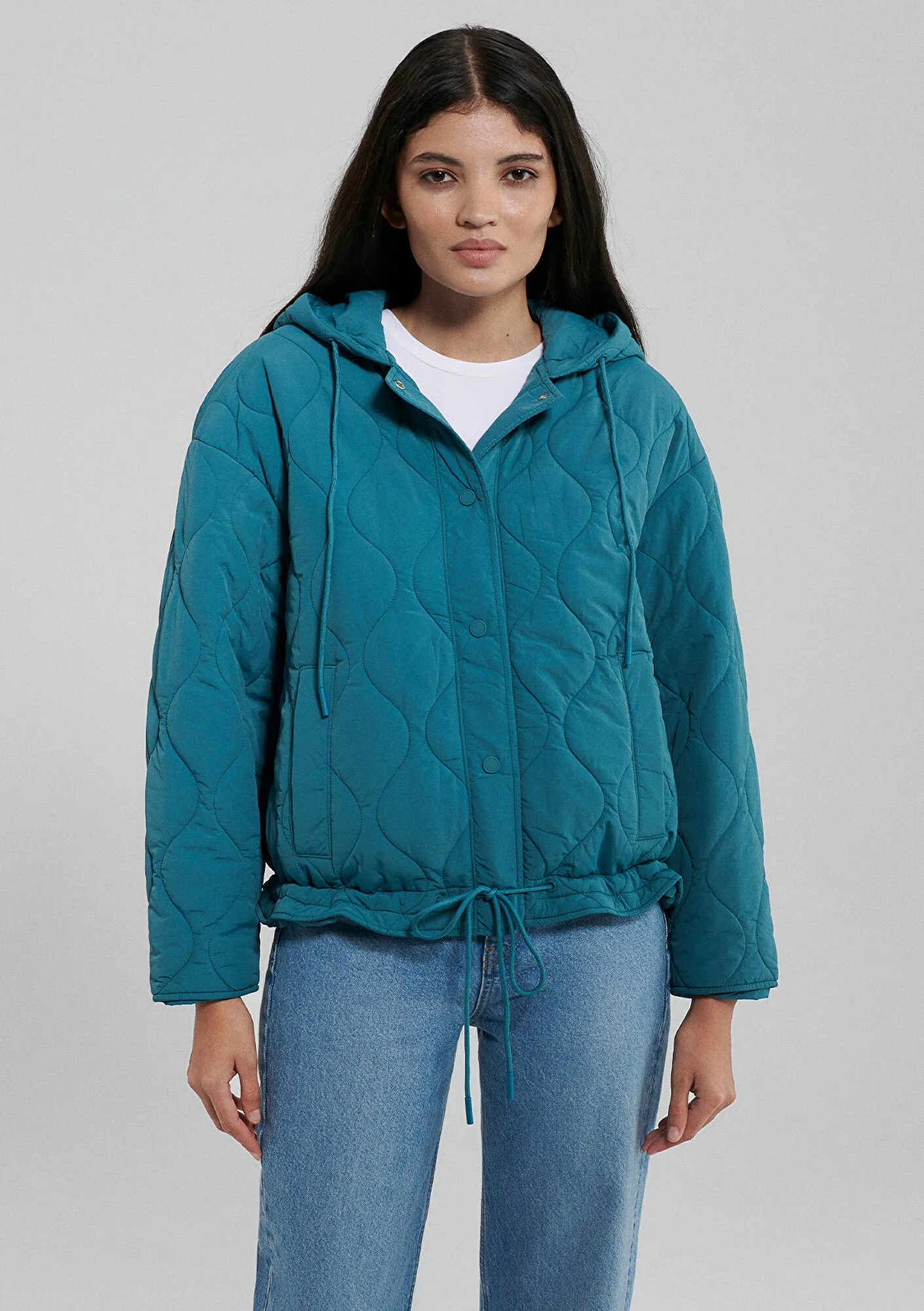 Quilted Blue Jacket