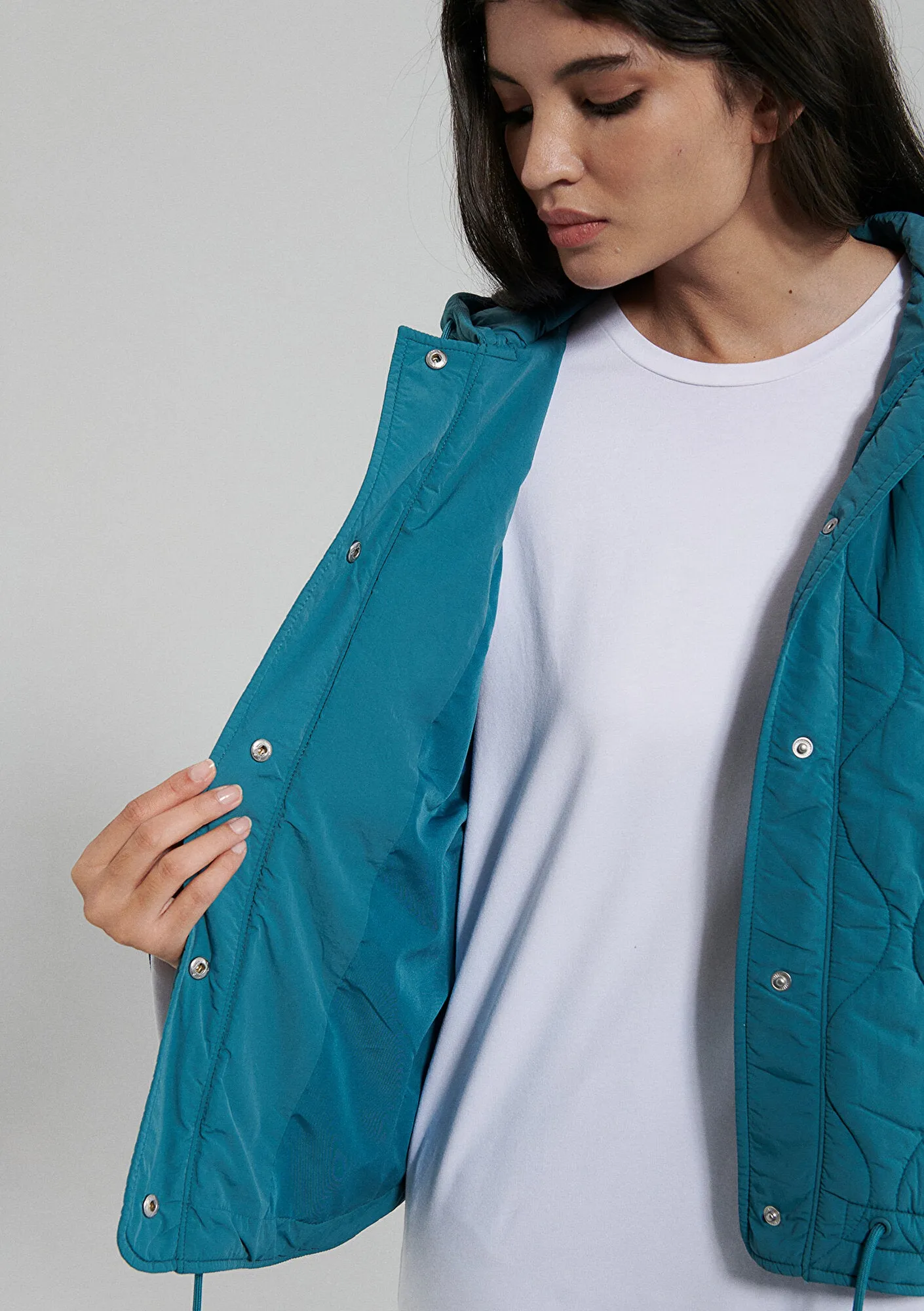 Quilted Blue Jacket