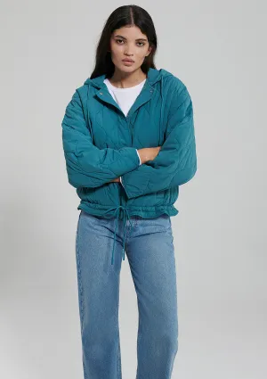 Quilted Blue Jacket