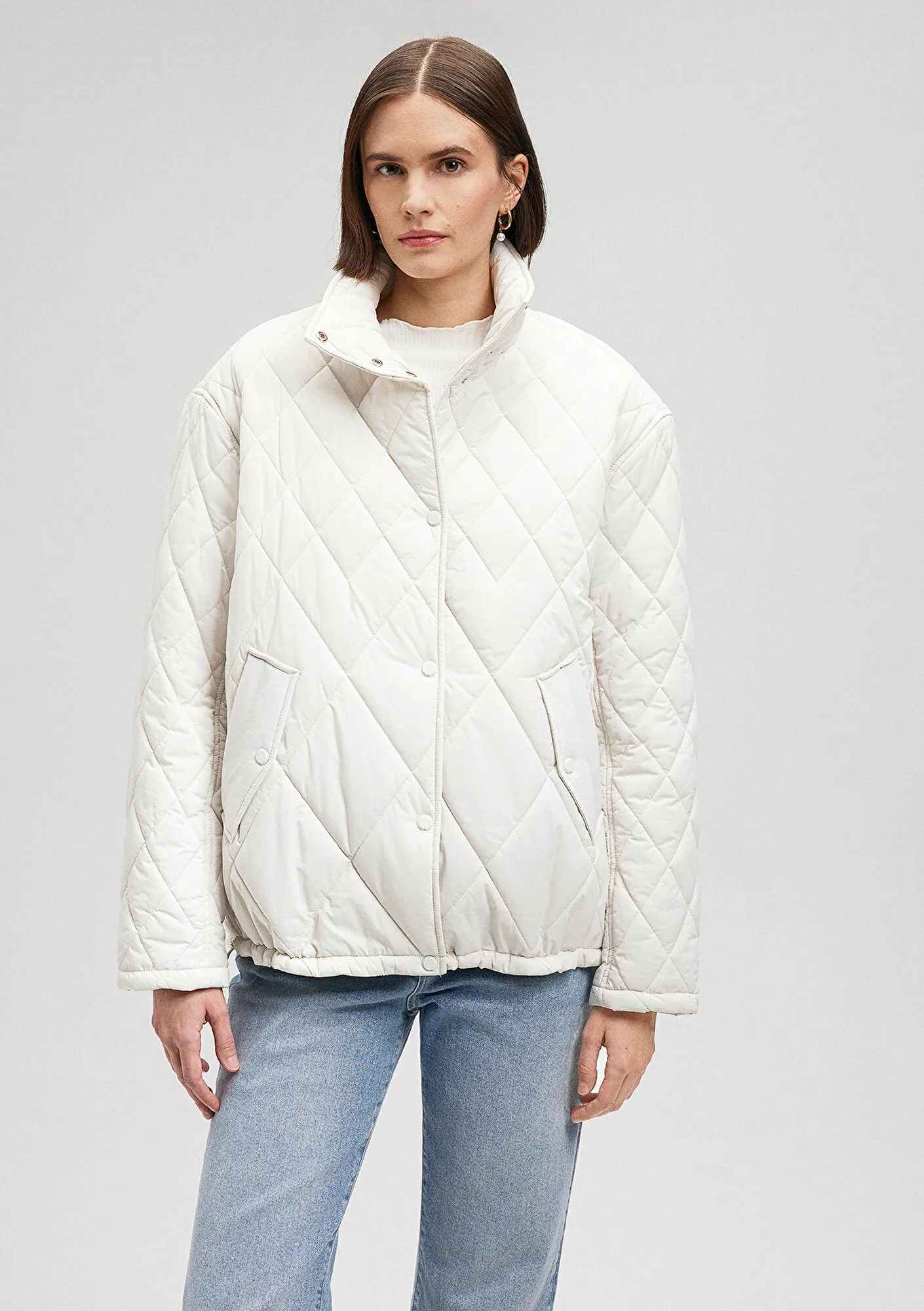 Quilted Grey Jacket
