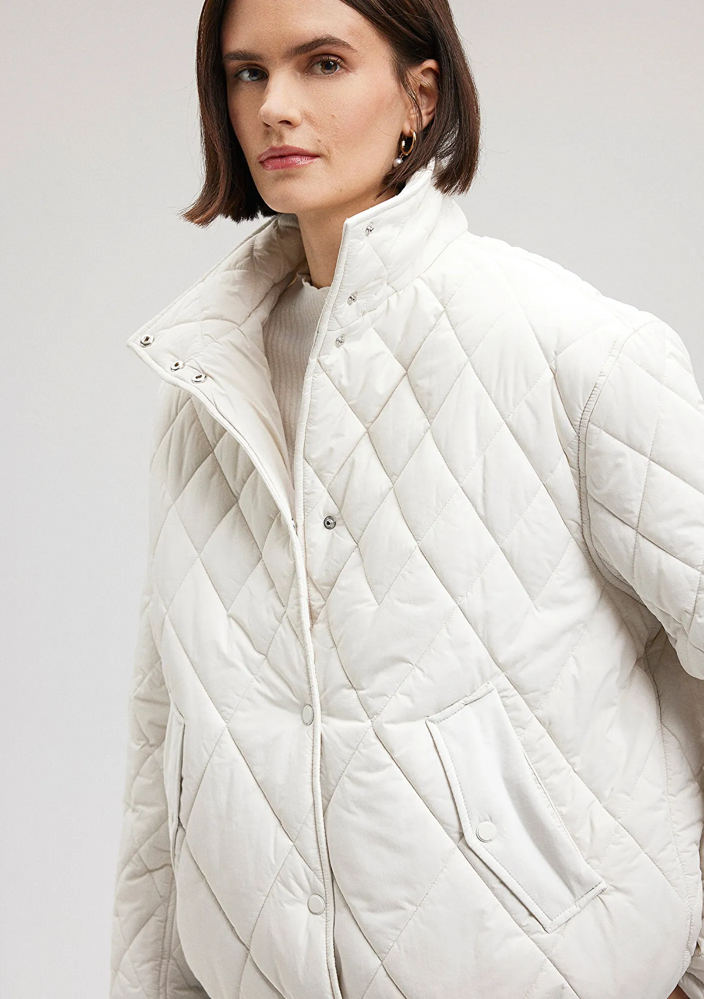 Quilted Grey Jacket