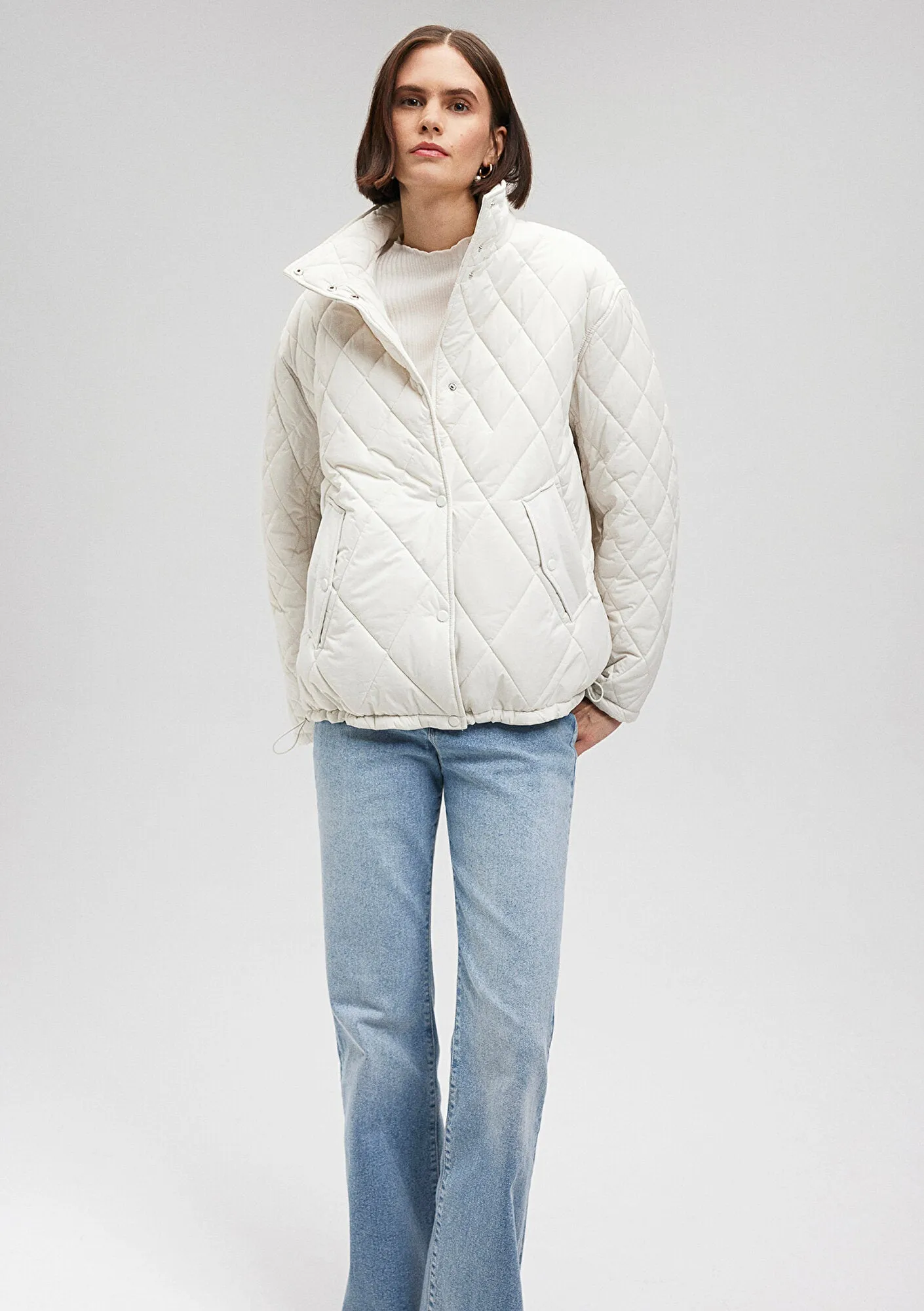 Quilted Grey Jacket