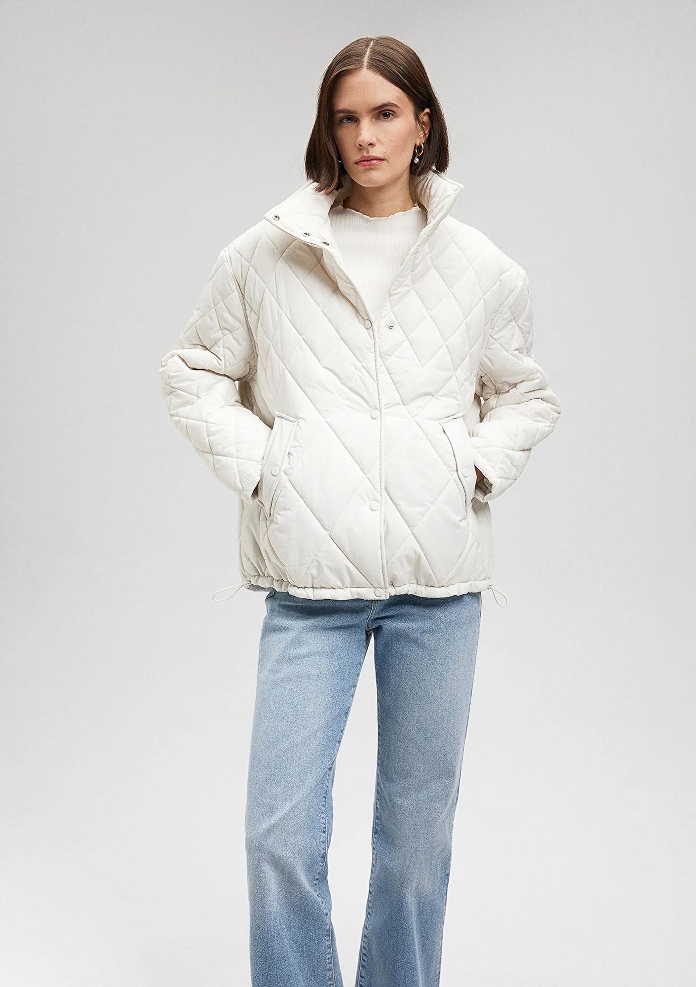 Quilted Grey Jacket