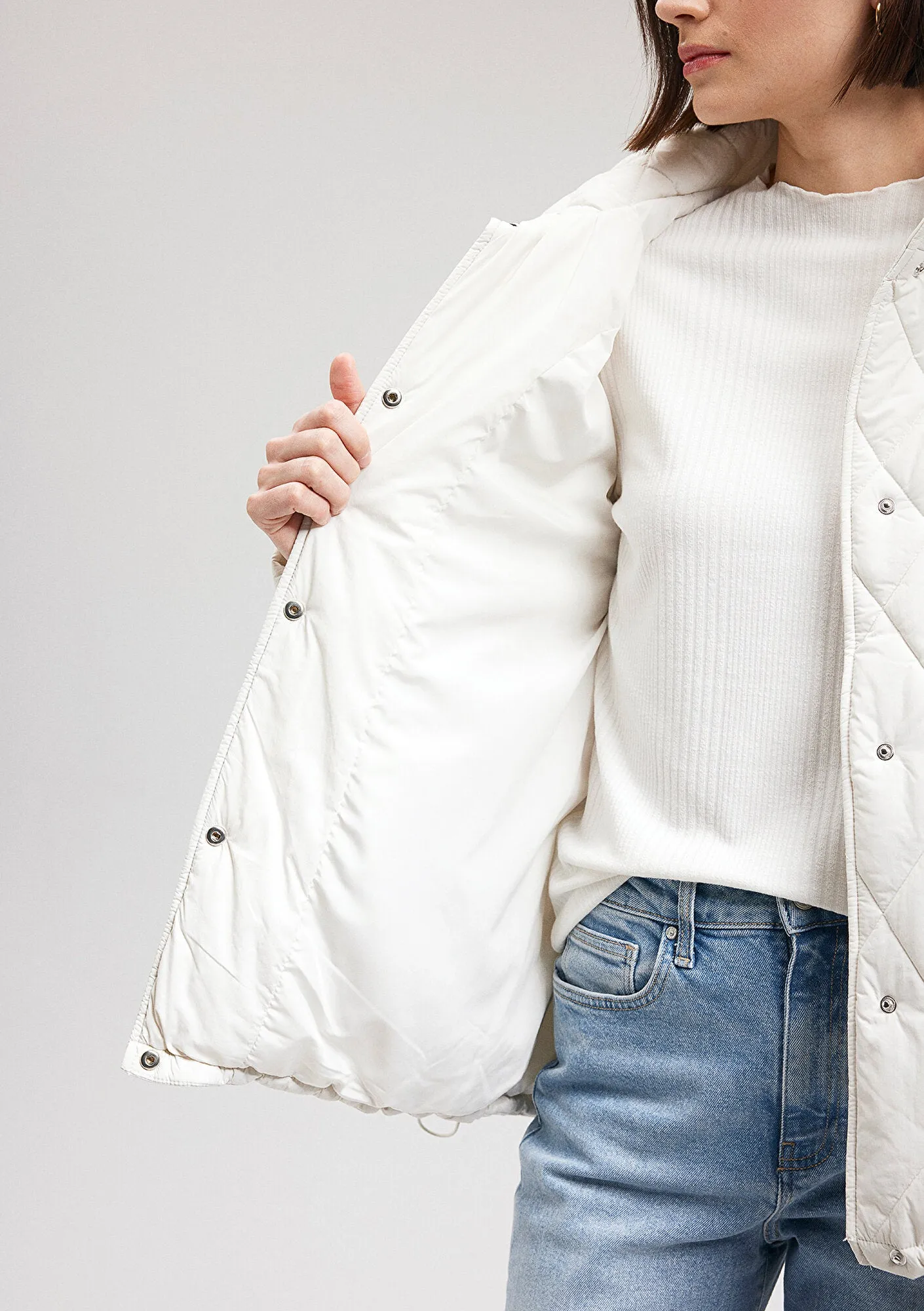 Quilted Grey Jacket
