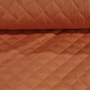 Quilted Jacket Lining Fabric Orange 140cm