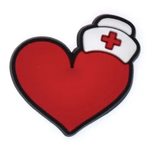 Red Heart Care Medical Care Shoe Charm