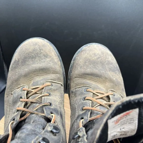 Red Wing 406 Men's Size 10 E2 Wide Supersole 6&quot; Tall Work Boot Waterproof Shoes