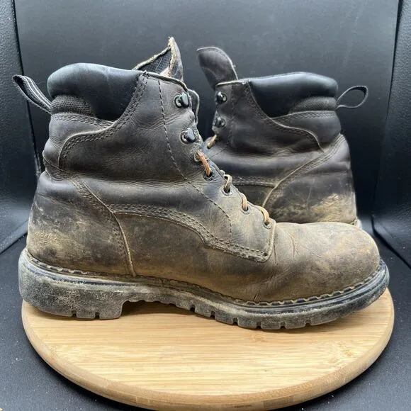 Red Wing 406 Men's Size 10 E2 Wide Supersole 6&quot; Tall Work Boot Waterproof Shoes