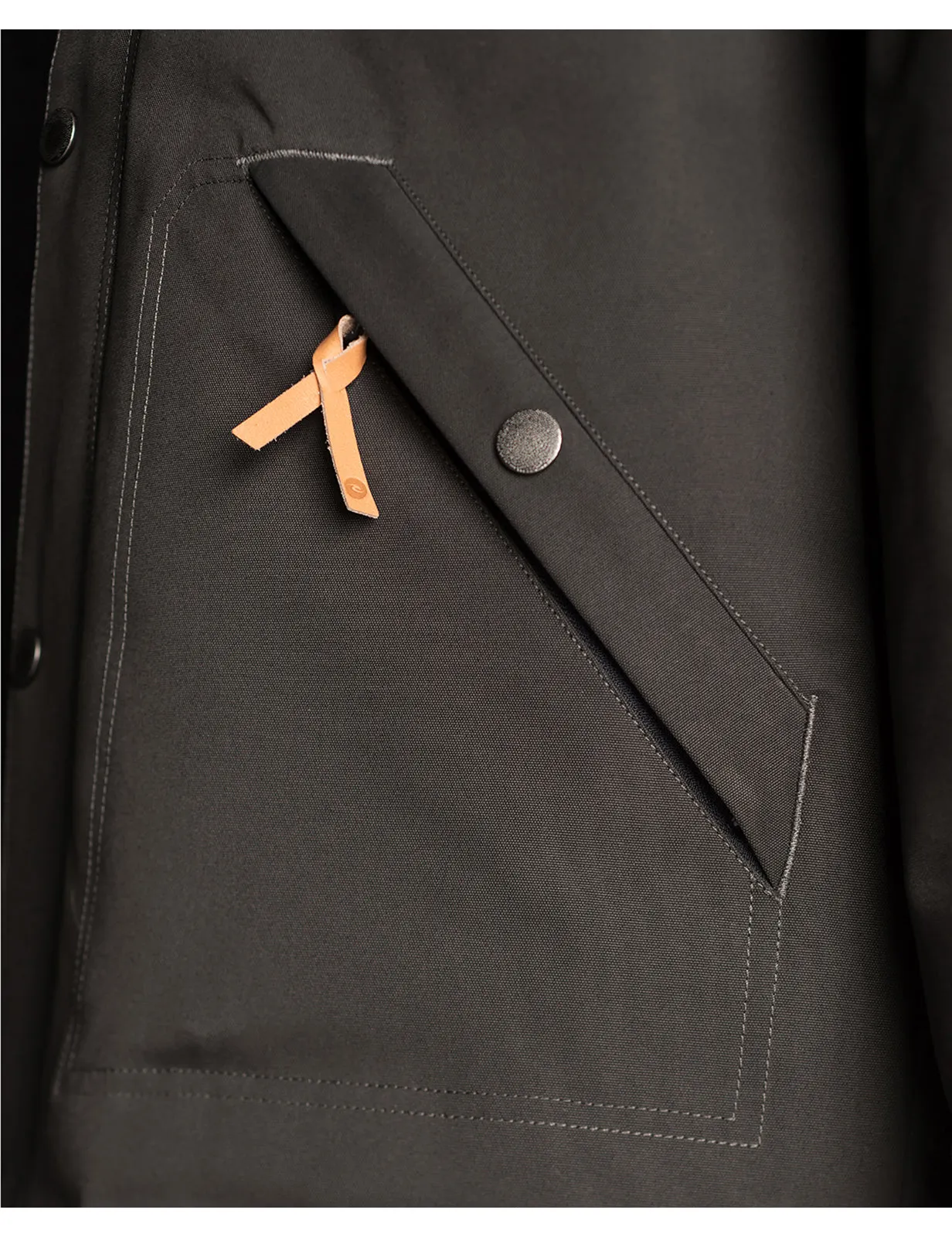 Rip Curl Easyrider Anti-Series Parka Jacket in Phantom