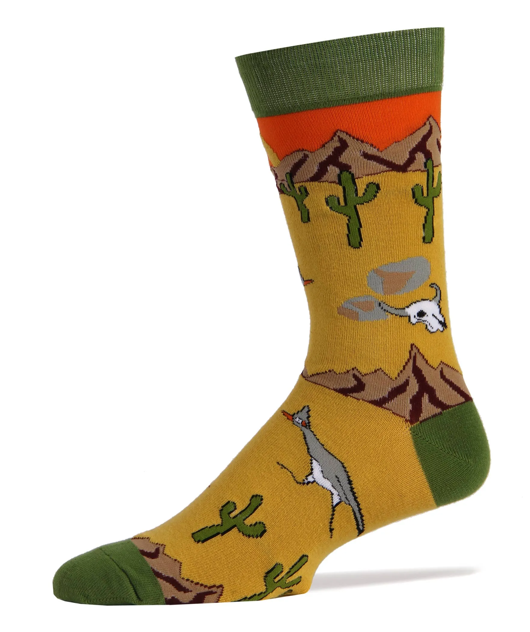 Roadrunner | Men's Cotton Crew Funny Socks Oooh Yeah sock
