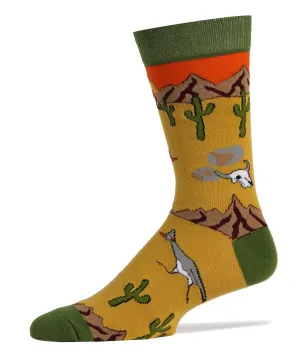 Roadrunner | Men's Cotton Crew Funny Socks Oooh Yeah sock