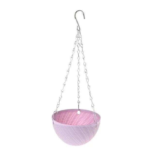 Round Plastic Hanging Pot