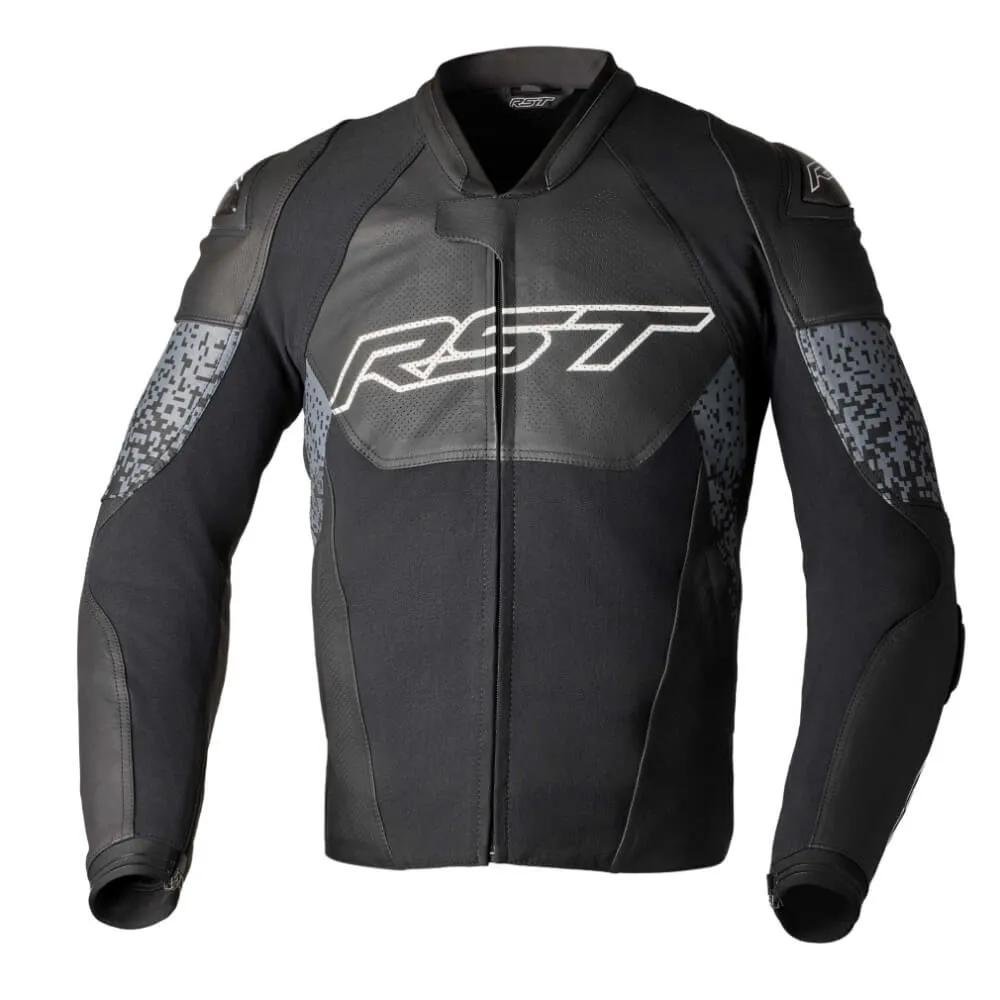RST Pro Series Supersport-K Leather Jacket Black / Grey