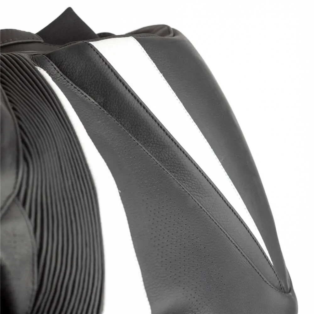 RST TracTech Evo 4 CE Leather Jacket Black / White