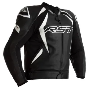 RST TracTech Evo 4 CE Leather Jacket Black / White