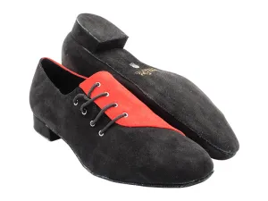 S2519 Black Oxford Nubuck_O_228 Red Velvet_I
