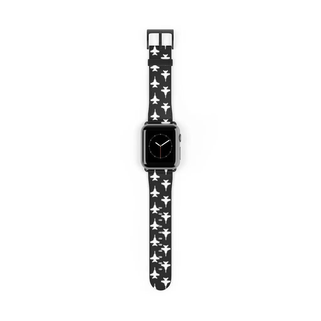 Sample f-18 leather iWatch Band