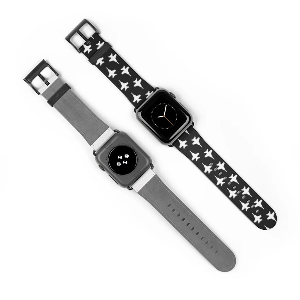 Sample f-18 leather iWatch Band