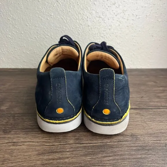 Samuel Hubbard Free Oxford Suede Nubuck Walking Shoes Navy Blue Mens Size 12‎