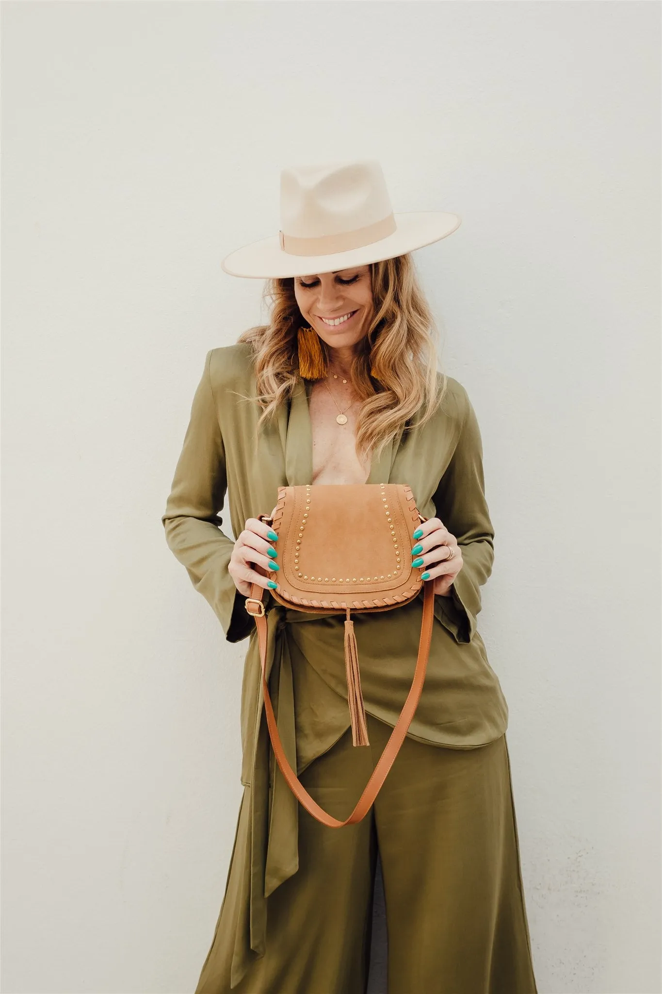 Sari Saddle Leather Bag