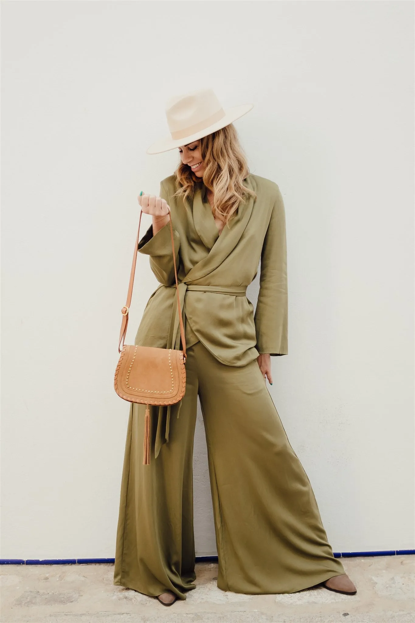 Sari Saddle Leather Bag