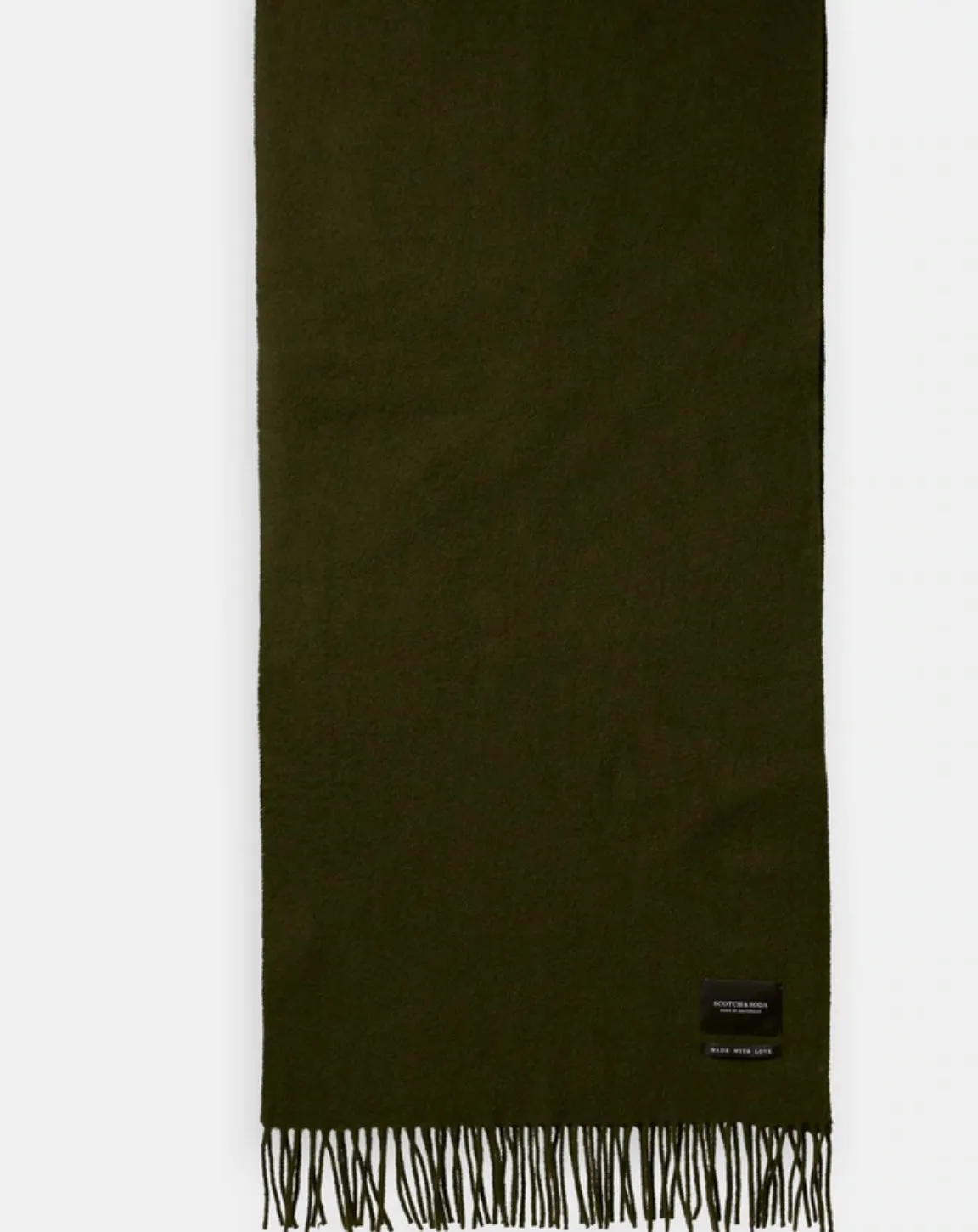 SAS FRINGED WOOL SCARF