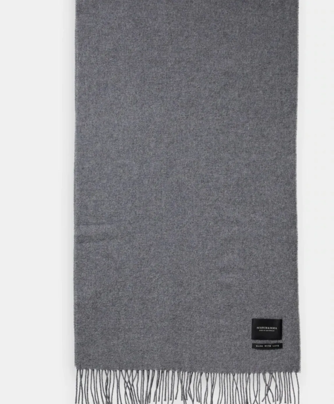 SAS FRINGED WOOL SCARF